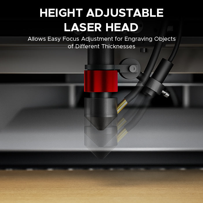 OMTech k40+ desktop CO2 laser cutter