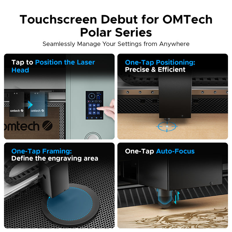 OMTech 55w polar+ CO2 desktop Laser Engraver