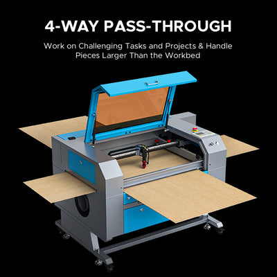 80W CO2 Laser Engraver Cutting Machine with 700×500 mm Working Area and Autofocus