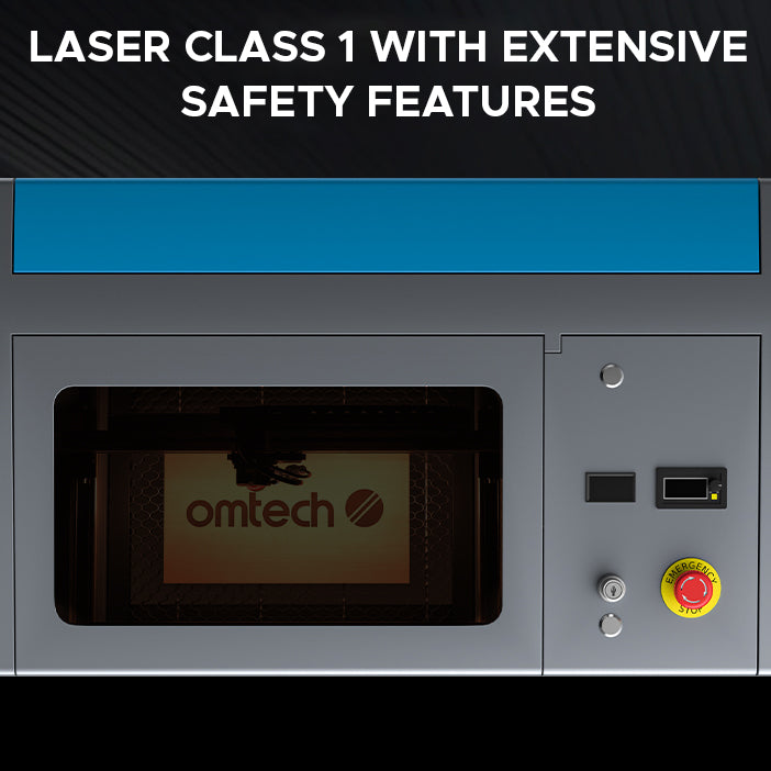 OMTech k40+ desktop CO2 laser cutter