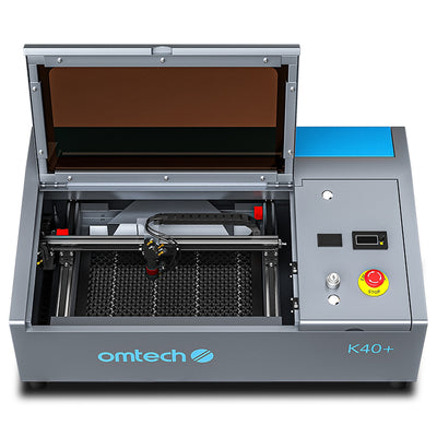 OMTech k40+ desktop CO2 laser cutter