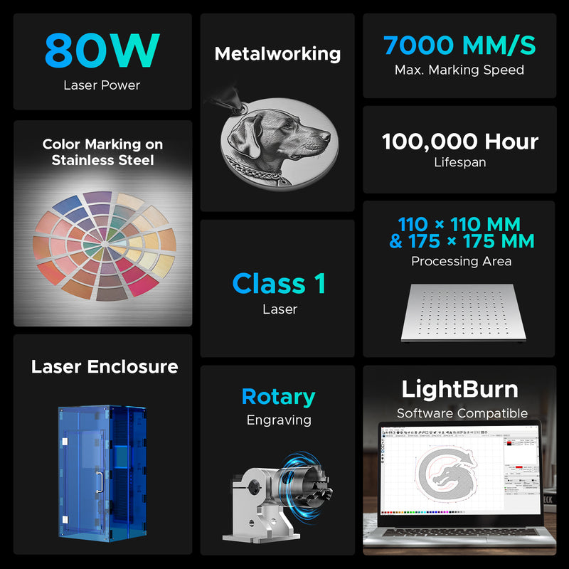 OMTech mopa fiber laser