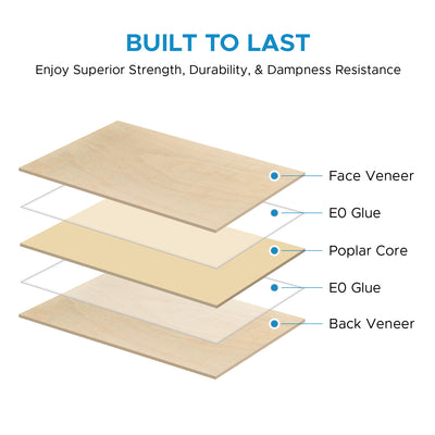 omtech poplar plywood material