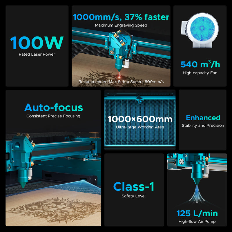 100w CO2 laser cutter