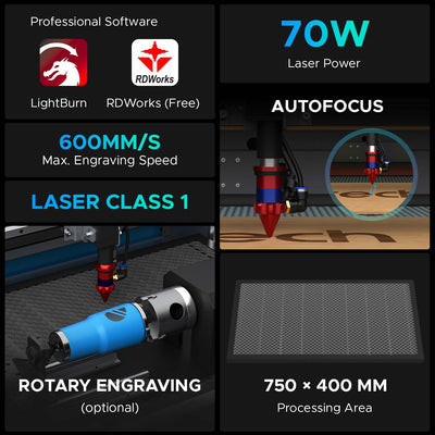 70w co2 laser cutter