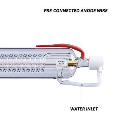 80W CO2 Laser Tube for Laser Engraver Cutter